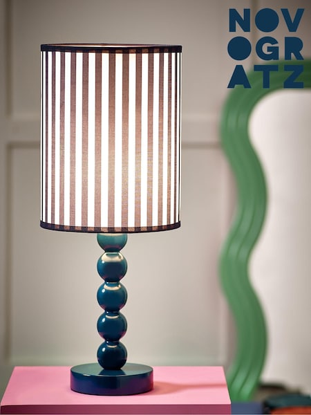 Novogratz Blue Arnold Table Lamp (D16297) | £70