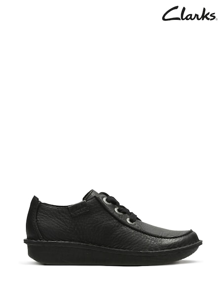 Clarks Black Leather Funny Dream Shoes (D16778) | £80