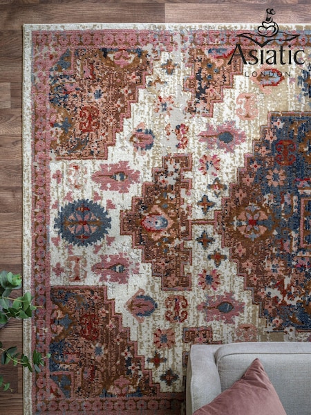 Asiatic Rugs Brown Zola Aras Traditional Persian Rug (D17951) | £121 - £336