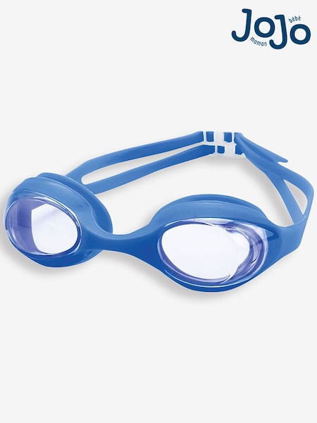 JoJo Maman Bébé Blue Children's Swimming Goggles (D18234) | £6
