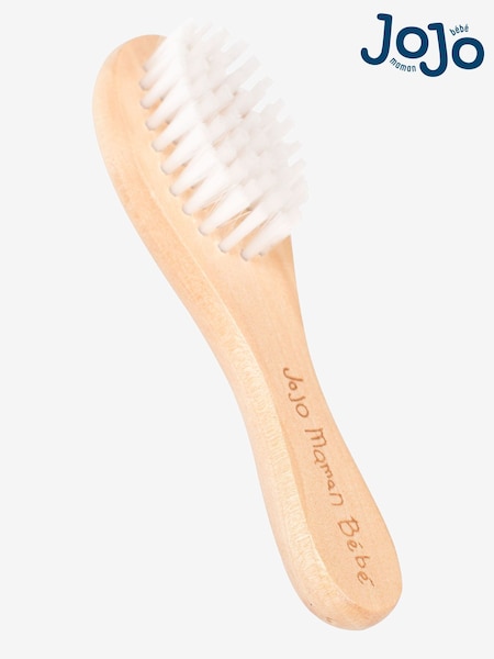 JoJo Maman Bébé White Baby Hairbrush (D18335) | £9
