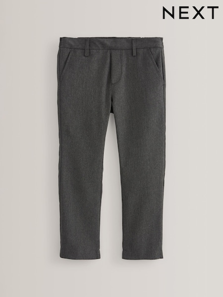 Grey School Formal Stretch Pull-On Waist Skinny Trousers (3-17yrs) (D18724) | £8 - £16