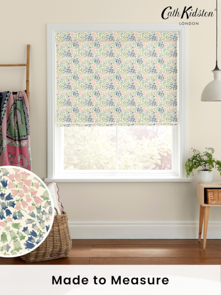 Cath Kidston Multi Bluebells Made To Measure Roman 100% Cotton Blinds (D20185) | £75