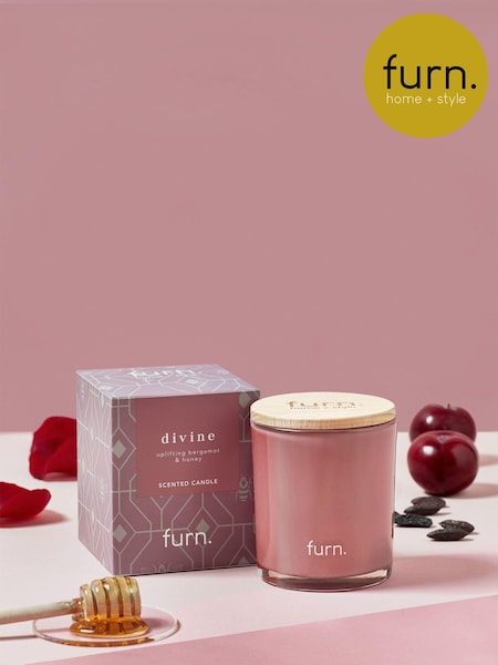 Furn Pink Blush Pink Bee Deco Divine Scented Candle (D22954) | £15