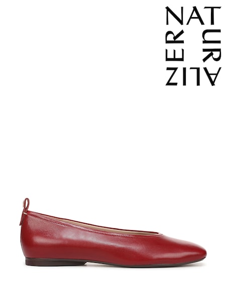Red - Naturalizer Carla Regular Fit Ballet Flats