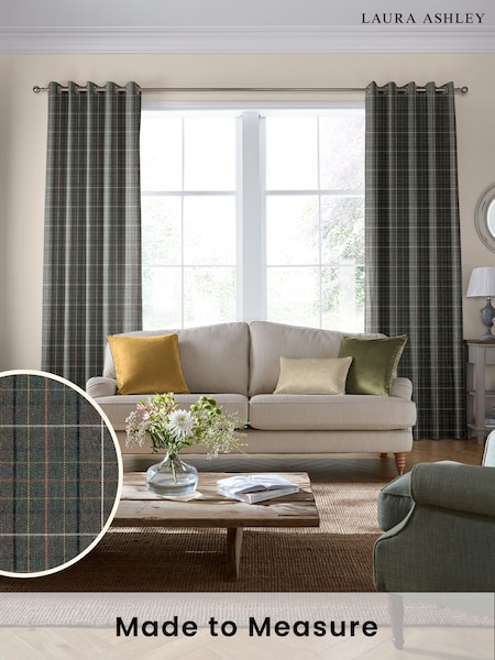 Laura Ashley Fern Alfriston Made To Measure Curtains (D24083) | £109