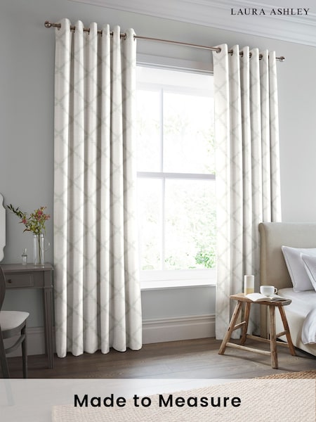 Laura Ashley Sage Pennorth Made To Measure Curtains (D24119) | £128