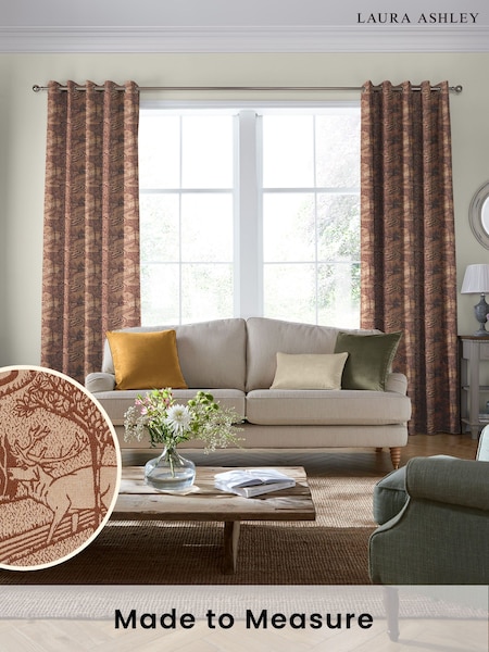 Laura Ashley Embers Trecastle Made To Measure Curtains (D24127) | £100