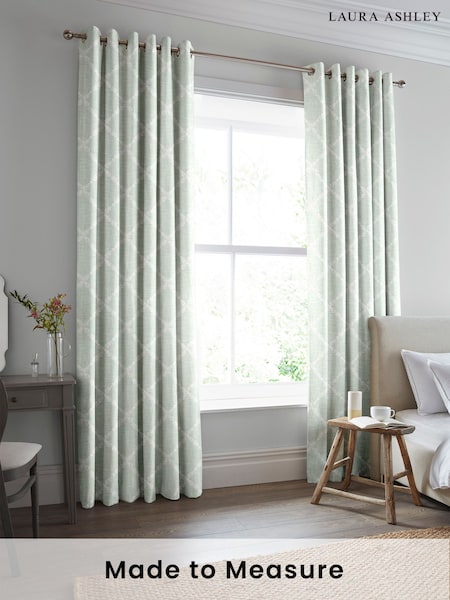 Laura Ashley Duckegg Pennorth Made To Measure Curtains (D24130) | £128