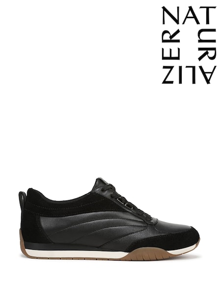 Black - Naturalizer Tao Wide Fit Lace-up Trainers