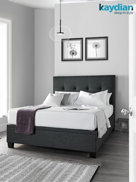 Kaydian Grey Walkworth Ottoman Bed (D27316) | £975 - £1,275