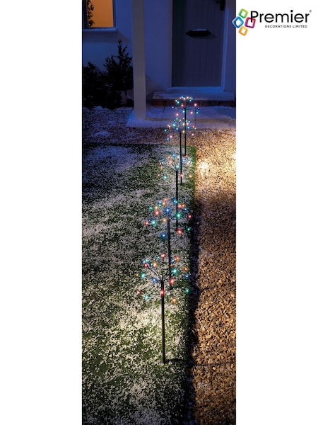 Premier Decorations Ltd 5 Sparkler Multi Action Multi LED Lights With Timer (D28137) | £24
