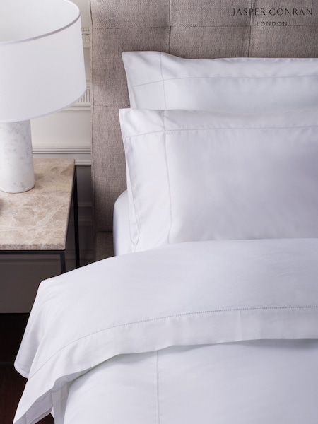 Jasper Conran London White 500 Thread Count SUPIMA® Flat Sheet (D29755) | £90 - £110