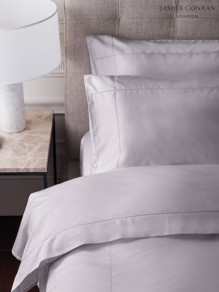 Jasper Conran London Grey 500 Thread Count SUPIMA® Flat Sheet (D29765) | £90 - £110