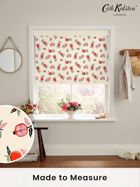 Cath Kidston Orange Pomegranate Made To Measure Roller Blinds (D30046) | £58