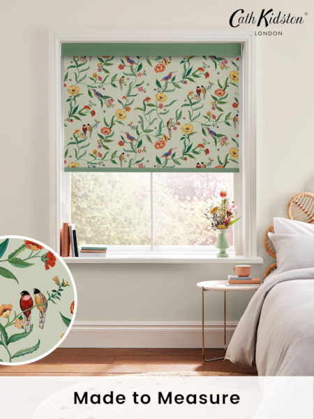 Cath Kidston Green Summer Birds Made To Measure Roller Blinds (D30050) | £58