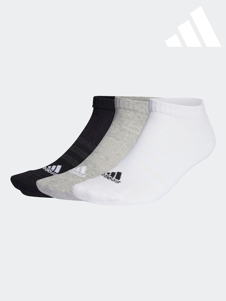 adidas Multi Cushioned Low Cut Socks 3 Pack (D30493) | £10