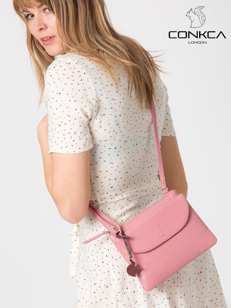 Conkca Tillie Leather Cross-Body Bag (D32537) | £45