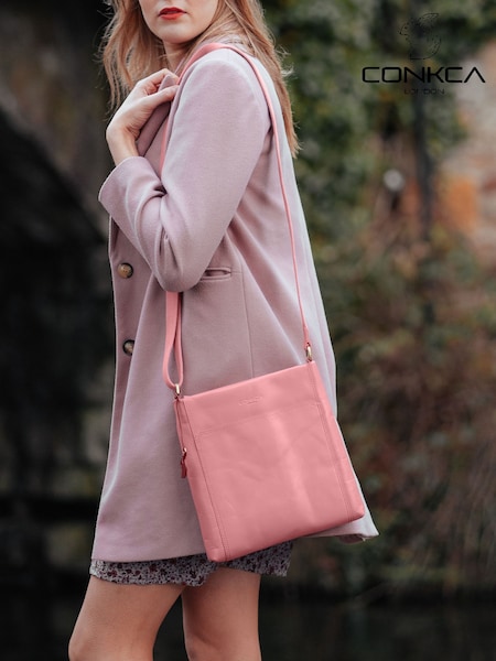 Conkca Dink Leather Cross-Body Bag (D32541) | £0