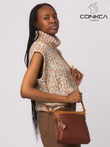 Conkca Nikita Leather Cross-Body Bag (D32743) | £49