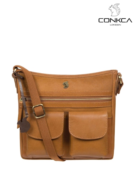 Conkca Baby Bon Leather Cross-Body Bag (D32756) | £66