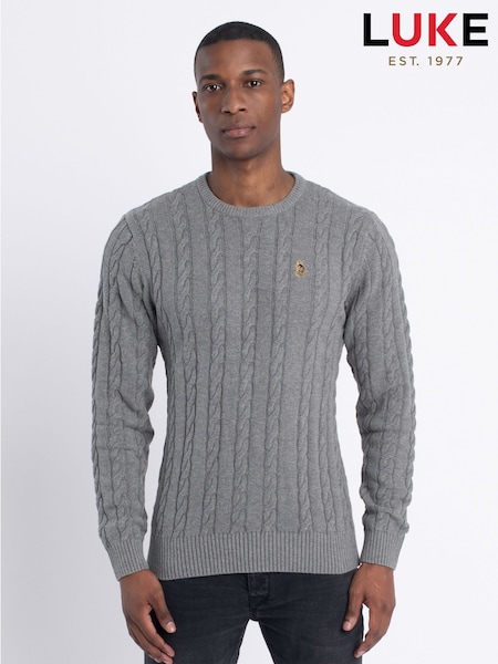 Luke 1977 Aspen 100% Cotton Knitted Jumper (D32831) | £80