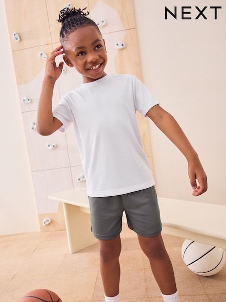White Single Sports T-Shirt (3-16yrs) (D33001) | £4 - £7