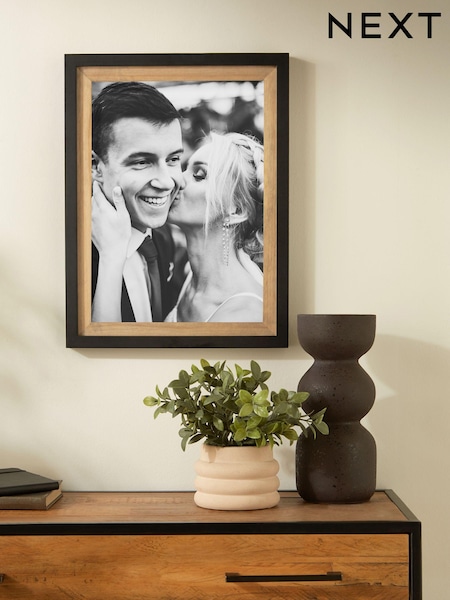 Black Bronx Wood Large Picture Frame (D33241) | £20 - £26