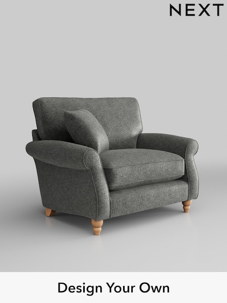 Plush Chenille/Dark Grey Ashford Relaxed Sit (D33587) | £1,025