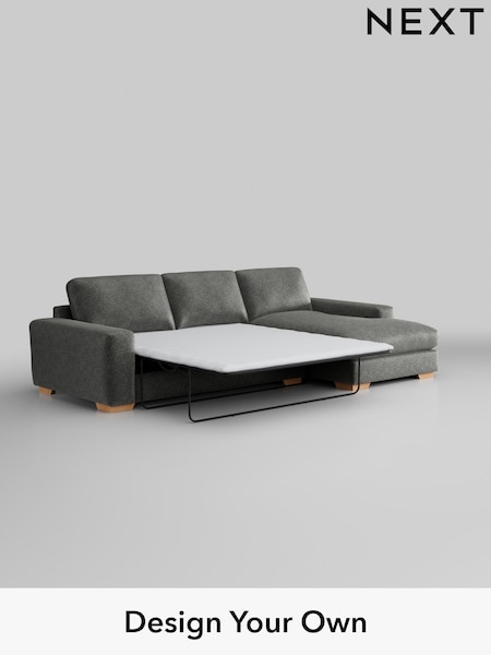 Plush Chenille/Dark Grey Houghton Deep Relaxed Sit (D33593) | £2,825