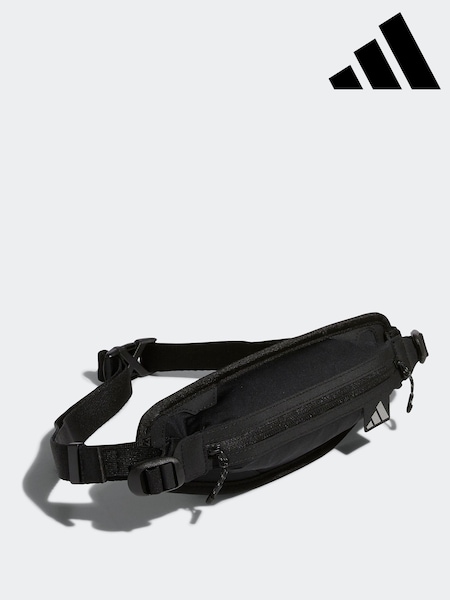 adidas Black Running Waist Bag (D33956) | £30