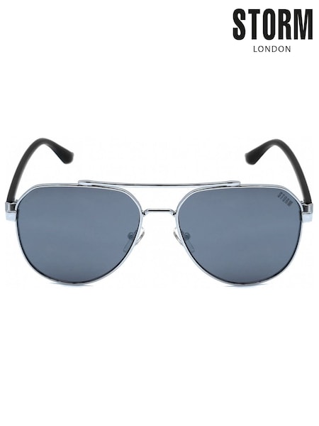 Storm Grey Pheme Pilot Style Sunglasses (D34273) | £35