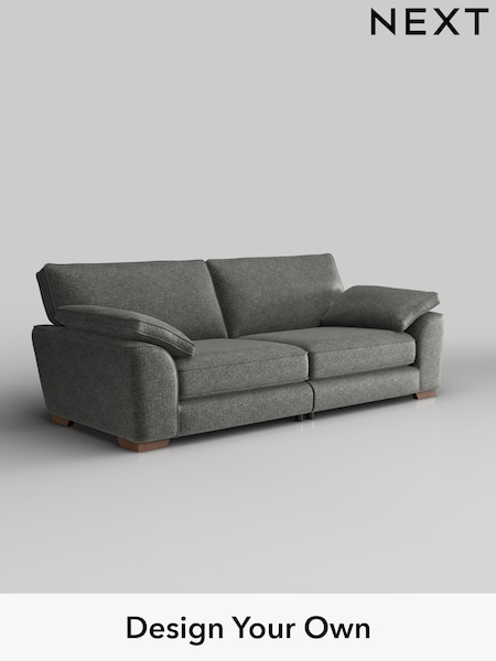 Plush Chenille/Dark Grey Stamford Grand Relaxed Sit (D35637) | £1,799