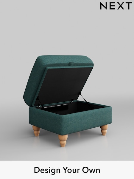 Tweedy Chenille/Dark Teal Green Ashford Relaxed Sit (D35648) | £450