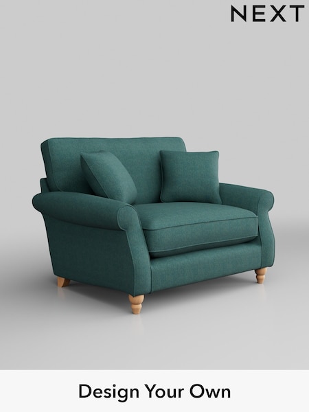 Tweedy Chenille/Dark Teal Green Ashford Relaxed Sit (D35648) | £1,025