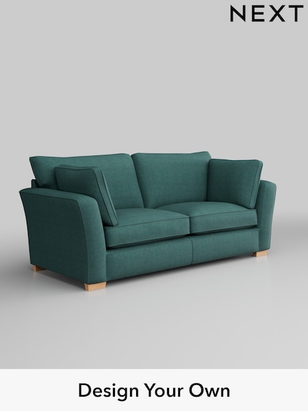 Tweedy Chenille/Dark Teal Green Heath Highback (D35652) | £1,225