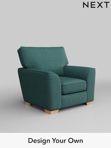 Tweedy Chenille/Dark Teal Green Stamford Grand Relaxed Sit (D35687) | £699