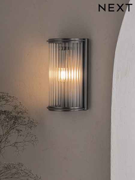 Pewter Grey Hertford Outdoor And Indoor (Including Bathroom) Wall Light (D36202) | £45