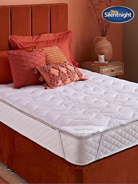 Silentnight White Self Heating Mattress Topper (D36788) | £32 - £45