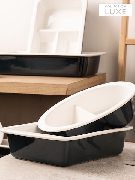 Luxe White 31cm Rectangular Roaster (D38894) | £30