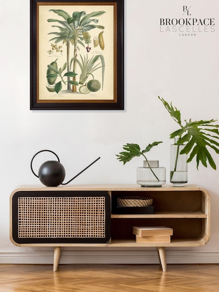 Brookpace Lascelles Black Fruitful Palm II Framed Wall Art (D39460) | £55