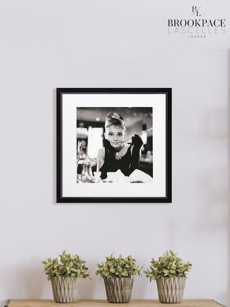 Brookpace Lascelles Black Breakfast At Tiffanys Framed Wall Art (D39472) | £80