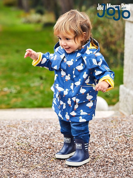 JoJo Maman Bébé Navy Blue Ankle Wellies (D40999) | £20.50 - £22.50