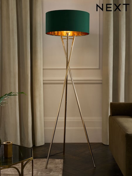Green Rico Floor Lamp (D41035) | £130