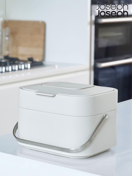 Joseph Joseph Stone Grey Stone Stack 4 Food Waste Caddy (D41596) | £32