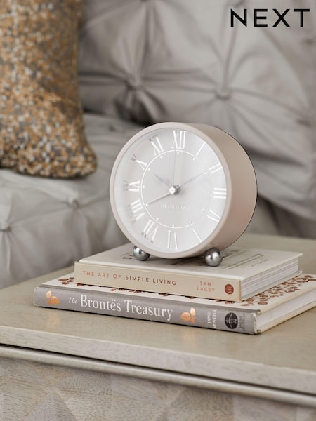 Silver Mini Alarm Clock (D42828) | £16