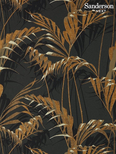 Sanderson Grey Palm House 10.05M Wallpaper (D42867) | £98