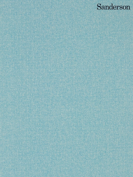 Sanderson Blue Soho Plain 10.05M Wallpaper (D42965) | £60