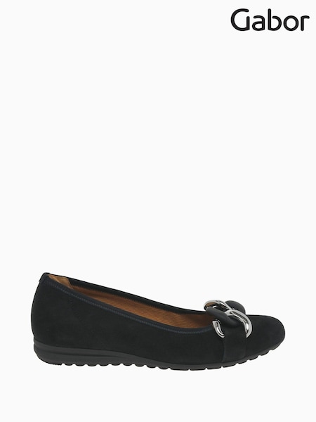 Gabor Sabia Suede Ballerina Shoes (D43439) | £95