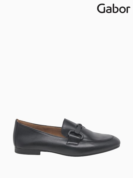 Gabor Jangle Leather Loafer Shoes (D43443) | £95